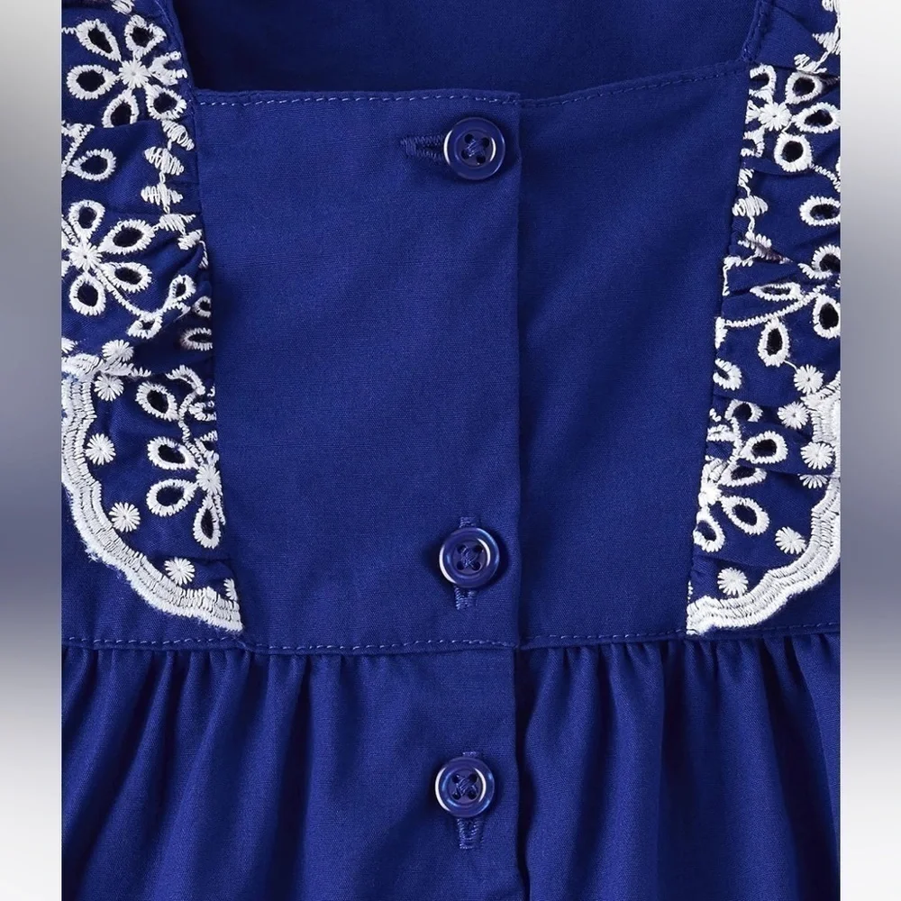 Gymboree | Baby Girl Blue‎ and White Dress
